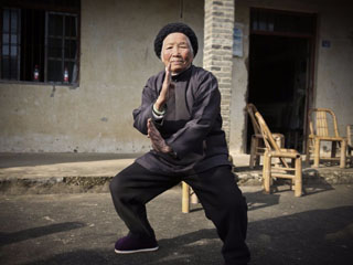 94岁功夫奶奶4岁起习武 曾单挑恶霸