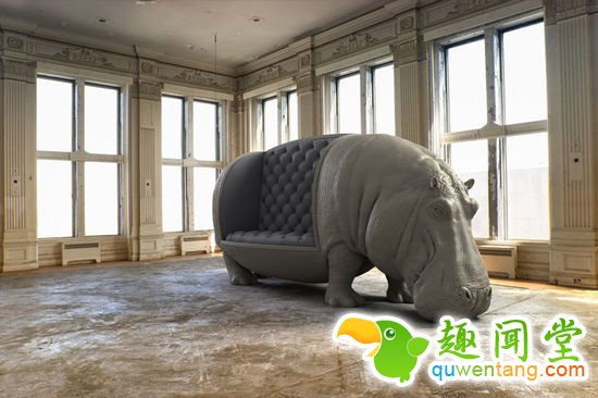 这些大象犀牛章鱼椅子，也太浮夸了
