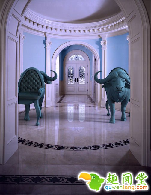 这些大象犀牛章鱼椅子，也太浮夸了