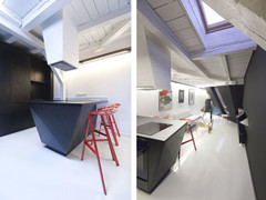 你能看出这间酷酷的公寓是个30平米的阁楼