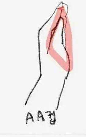 用手掌弧度测胸部罩杯大??！