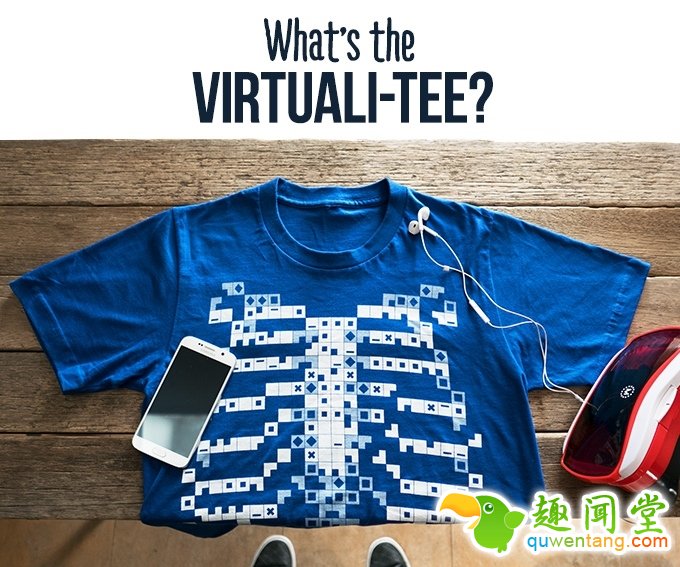 女孩们惊叫！逆天透视T恤身体看精光