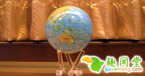 科技感爆棚！有光就能自转地球仪 总重量仅908克