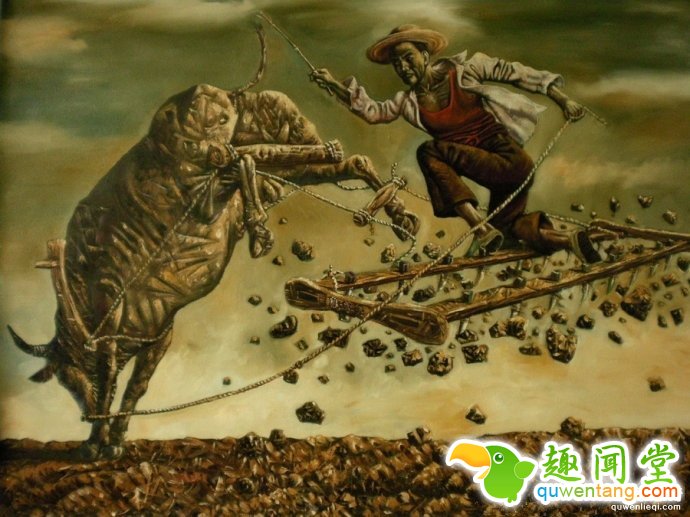 一个画了30年画的农民，以前没卖出去现在大爆发，成中国毕加索(2)