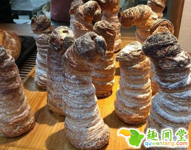 造型极具冲击力的螺旋面包