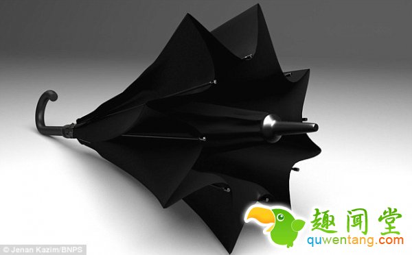 可以反向收起的雨伞，进屋不用担心滴水了