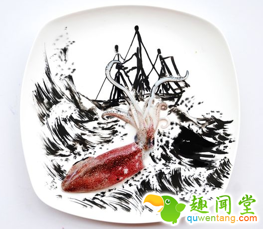 刺激味蕾的创意美食  LV香菇你见过吗