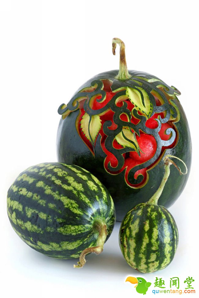 巧夺天工的食物雕刻，让人叹为观止