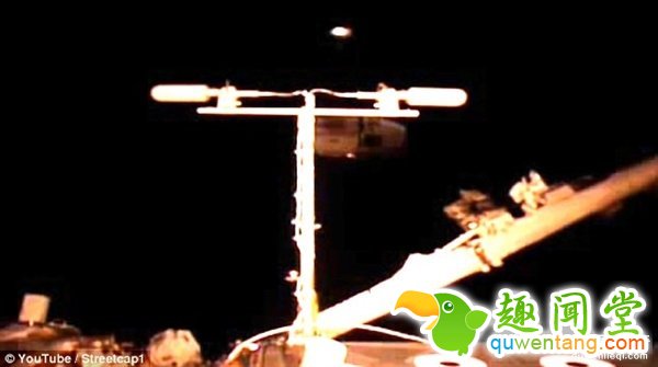UFO再次逼近国际空间站：这次一下有两艘