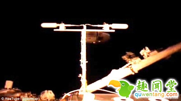 UFO再次逼近国际空间站：这次一下有两艘