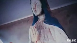 诡异！教堂内圣母像竟无故流出血泪，真的