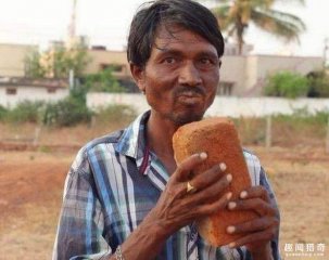 印度男子不吃饭只吃砖，背后原因另有蹊跷